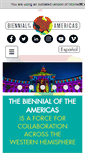 Mobile Screenshot of biennialoftheamericas.org